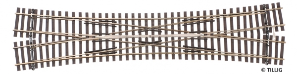 TILLIG 85391 - H0 Doppelkreuzungsweiche (Bauart Baeseler) 15°